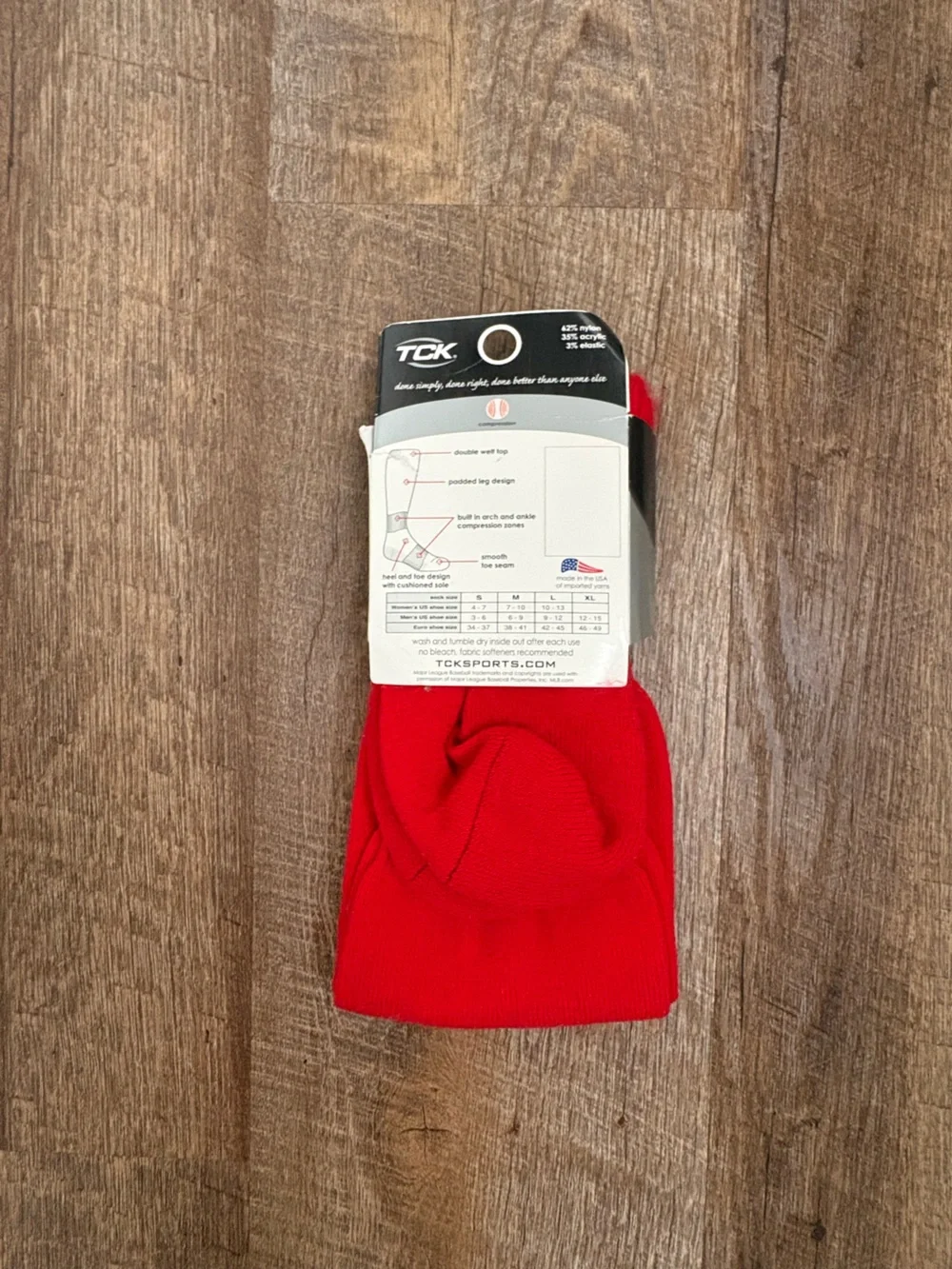 TCK Men's Compression Socks - Red